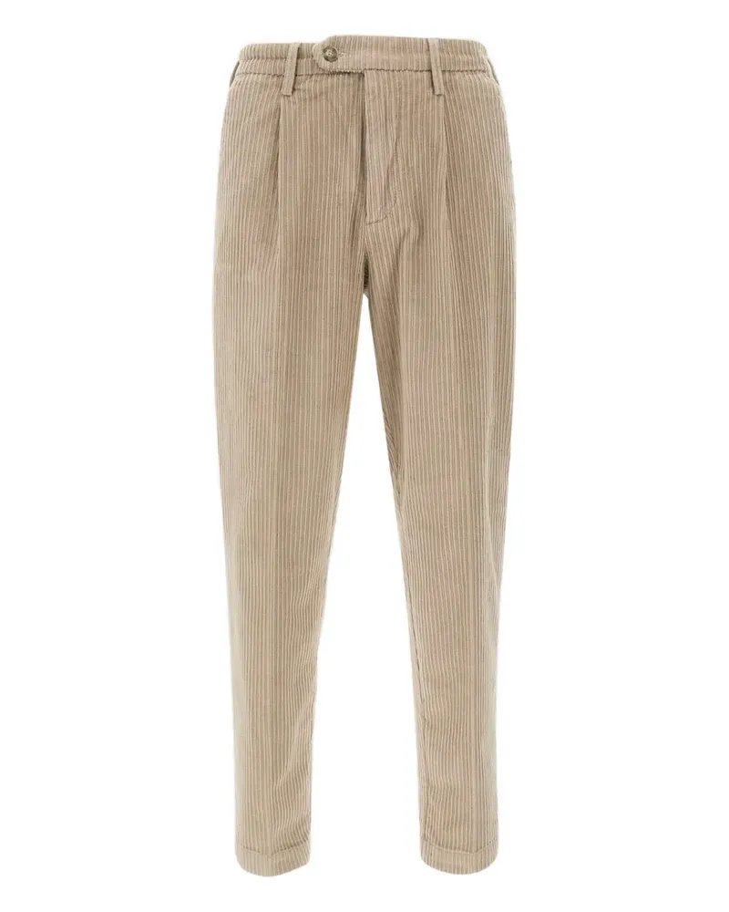 Re-HasH Marc Chinos Hose mit Cordstruktur - Nude Nude