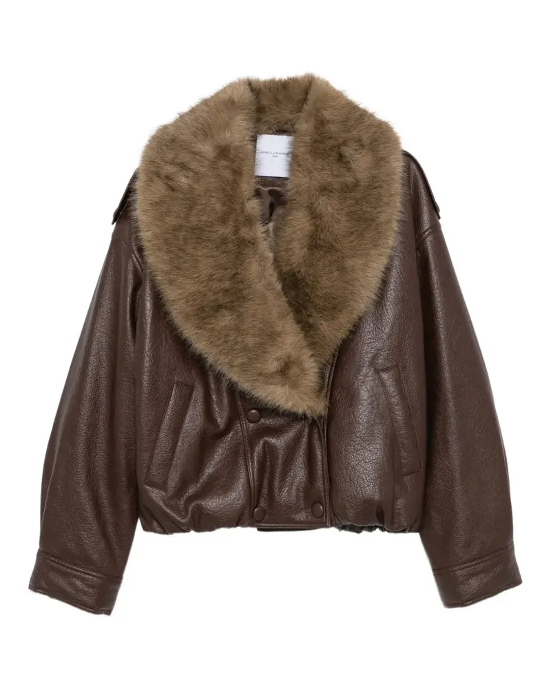 Isabelle Blanche Doppelreihige Jacke - Braun Braun