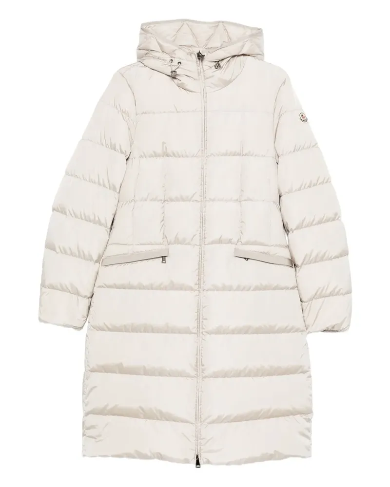 Moncler Gesteppter Kapuzenmantel - Nude Nude