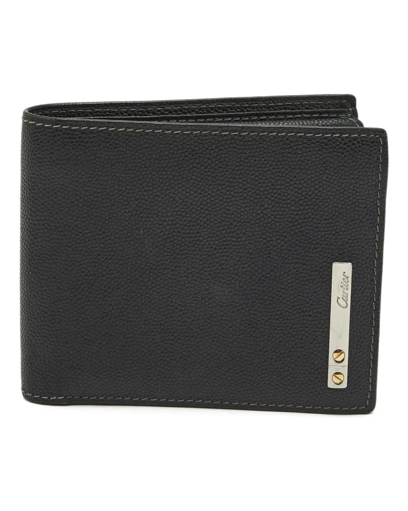 Cartier Santos leather bifold wallet - Schwarz Schwarz