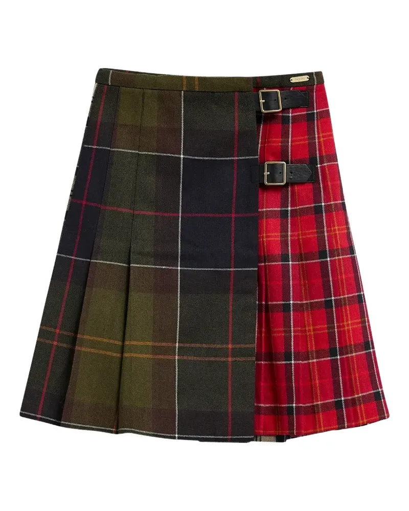 Barbour Gillian Minirock mit Schottenkaro - Rot Rot