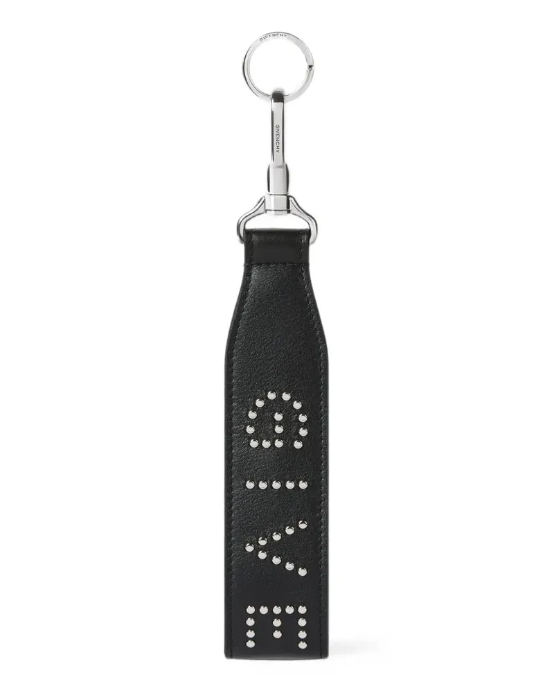 Givenchy Cargo stud-embellished keyring - Schwarz Schwarz