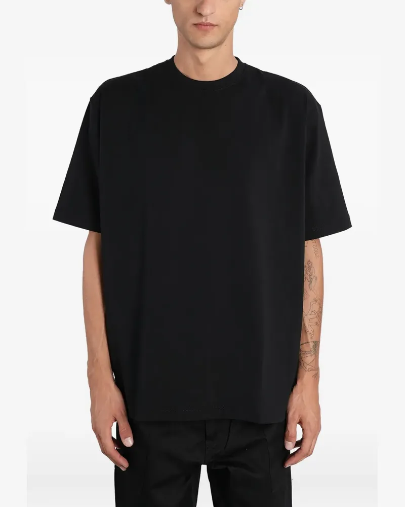 Junya Watanabe T-Shirt mit Rundhalsausschnitt - Schwarz Schwarz