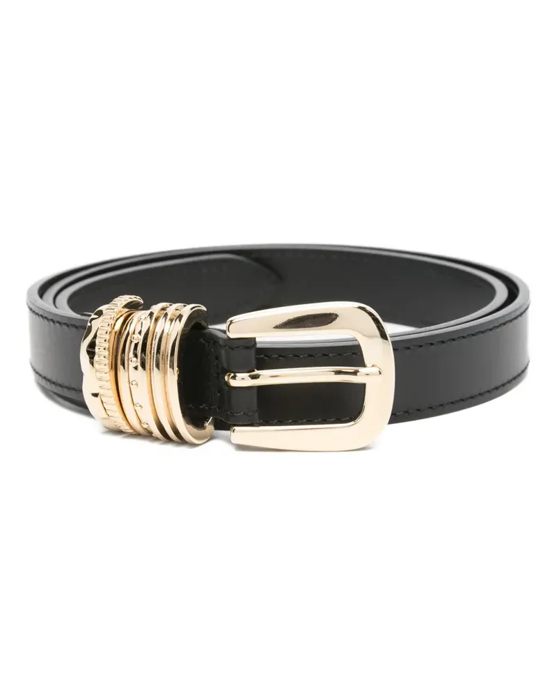 Orciani Alba leather belt - Schwarz Schwarz