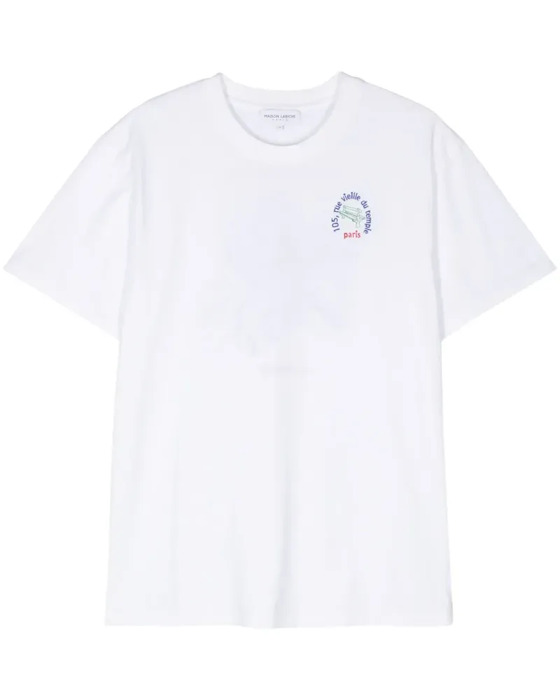 Maison Labiche Vielle Du Temple T-Shirt - Weiß Weiß