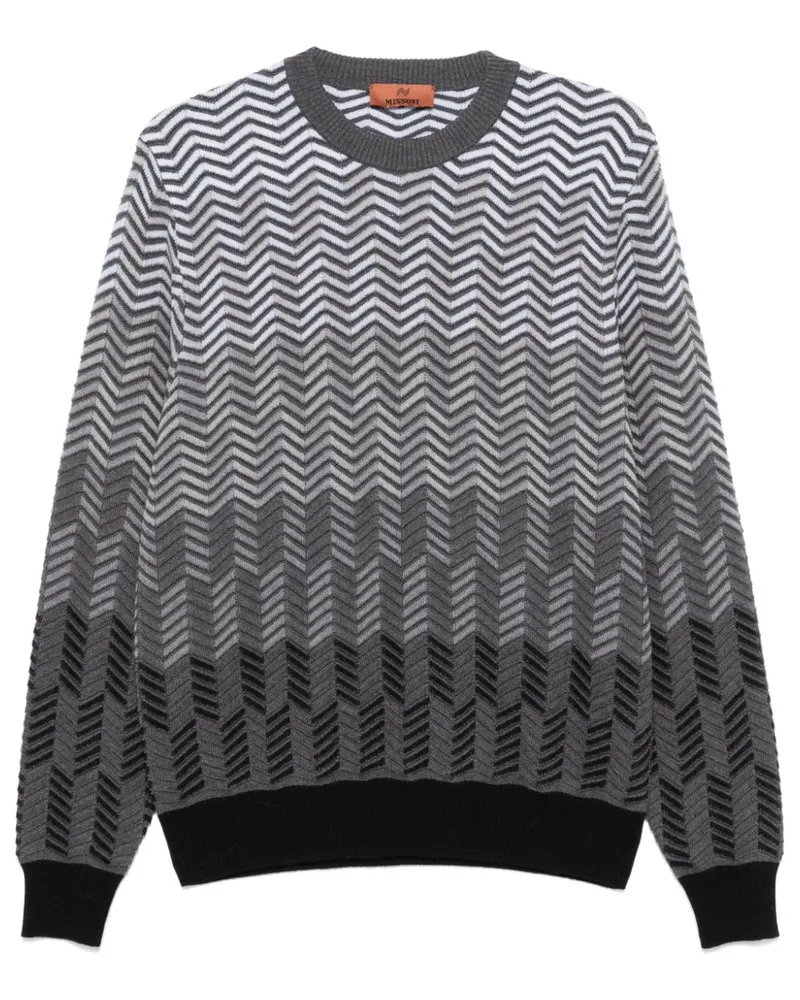 Missoni Pullover mit Zickzackmuster - Grau Grau