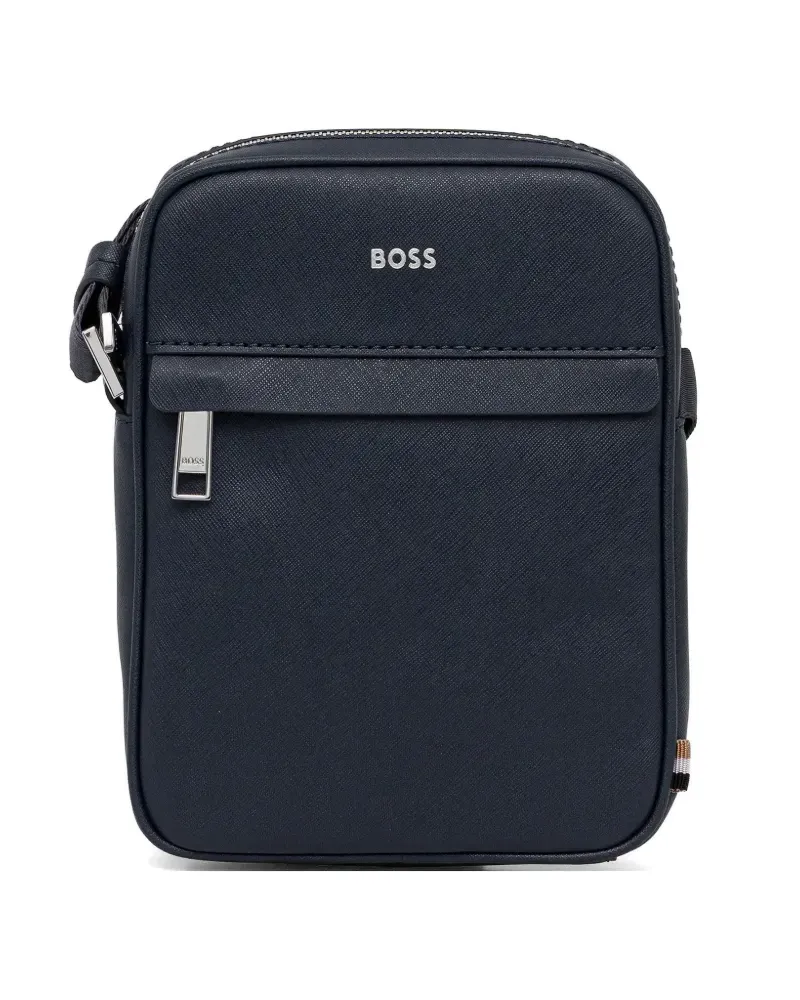 HUGO BOSS textured strap bag - Blau Blau