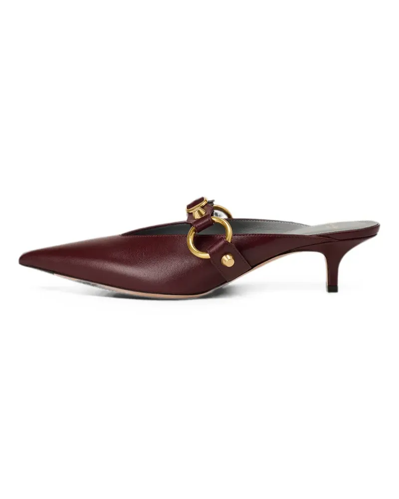 Balenciaga City Mules mit Schnallenriemen - Rot Rot