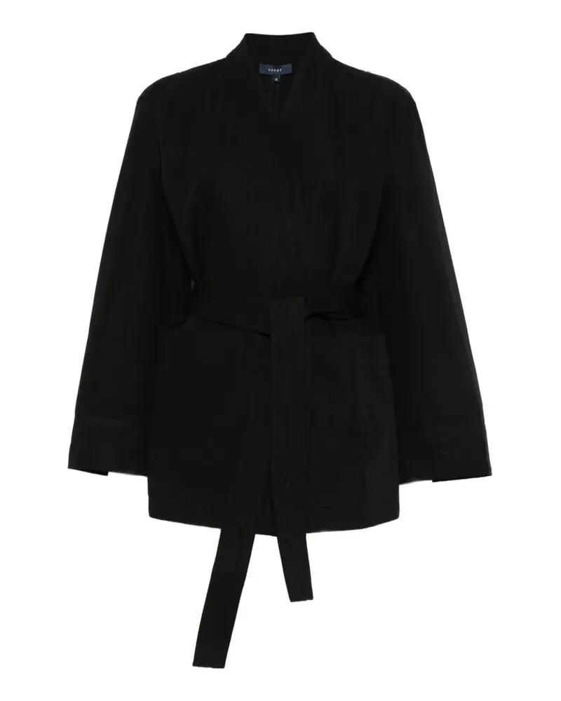 Soeur Jacke mit Gürtel - Schwarz Schwarz
