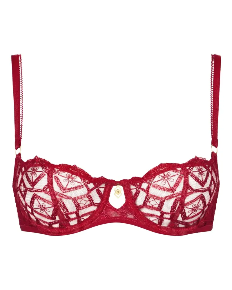 Aubade Sense of Illusion BH mit Stickerei - Rot Rot