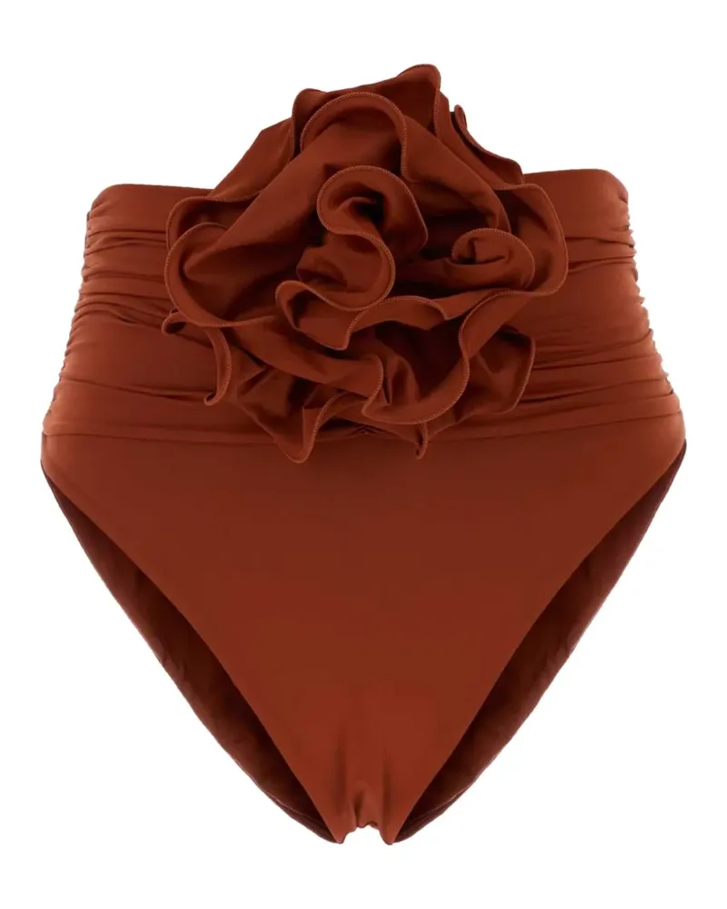 Magda Butrym ruffled bikini bottom - Rot Rot