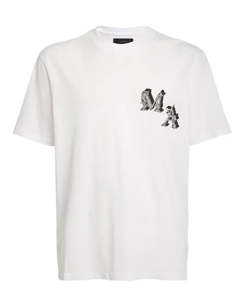Amiri Angel logo-print T-shirt - Weiß Weiß