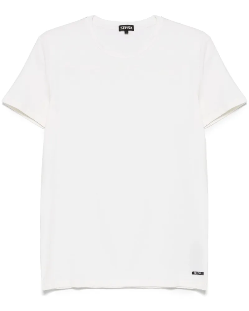 Ermenegildo Zegna T-Shirt mit Rundhalsausschnitt - Nude Nude