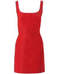 Carolina Herrera New York Klassisches Minikleid Rot