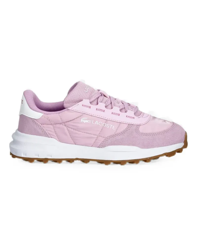 Lacoste Elite Active Evo quilted-effect suede-trim sneakers - Rosa Rosa