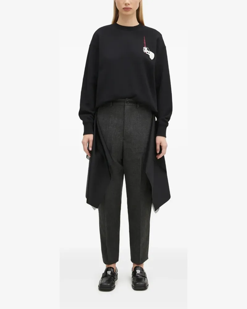 Undercover Drapierte Hose - Grau Grau