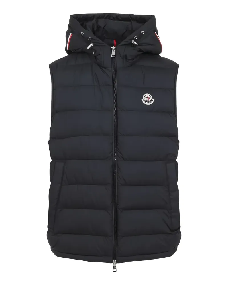 Moncler Steppweste mit Kapuze - Blau Blau
