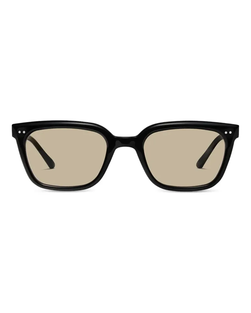Gentle Monster Soho 01(BR) Sonnenbrille mit eckigem Gestell - Schwarz Schwarz