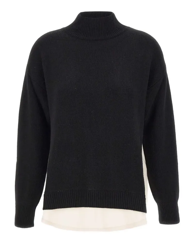 Kaos colourblock sweater - Schwarz Schwarz