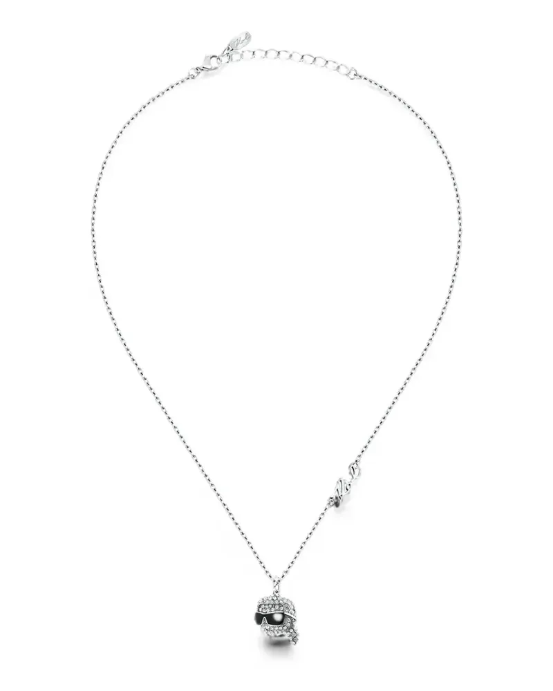 Karl Lagerfeld Ikonik pendant necklace - Silber Silber