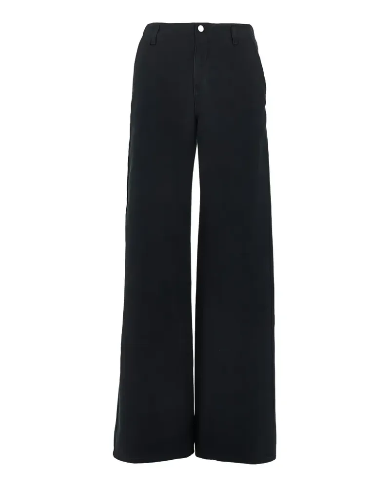 Emporio Armani J2H Hose mit weitem Bein - Schwarz Schwarz