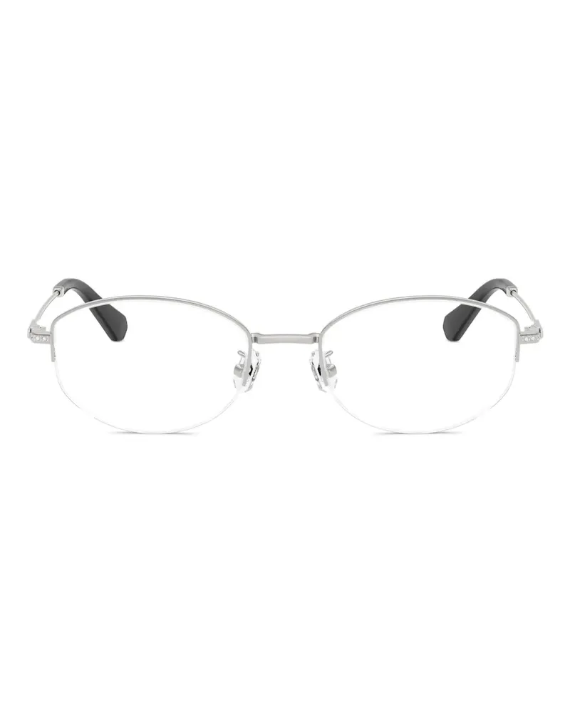 Swarovski Brille mit ovalem Gestell - Silber Silber