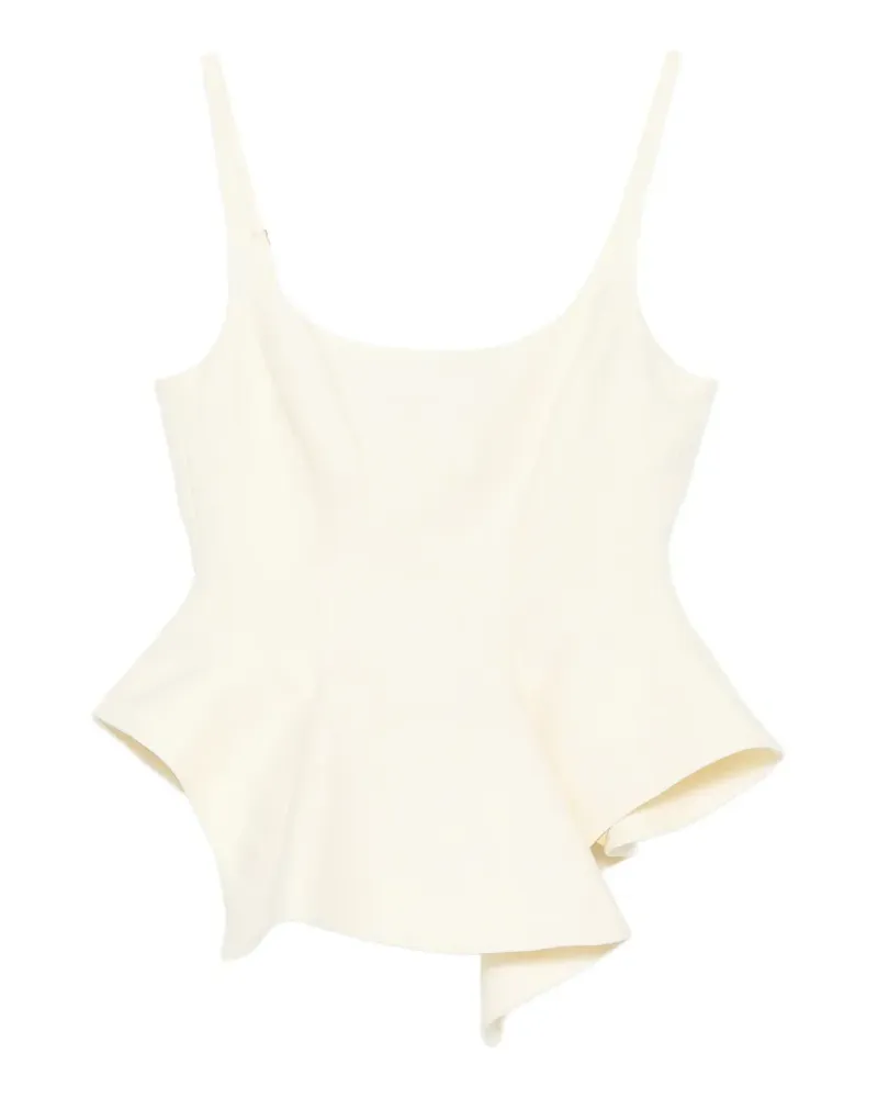 KHAITE Top mit Schößchen - Nude Nude