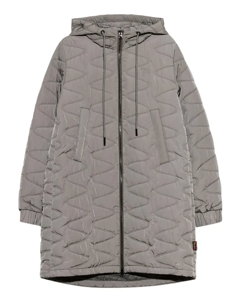 BIMBA Y LOLA Wattierter Steppjacke - Grau Grau