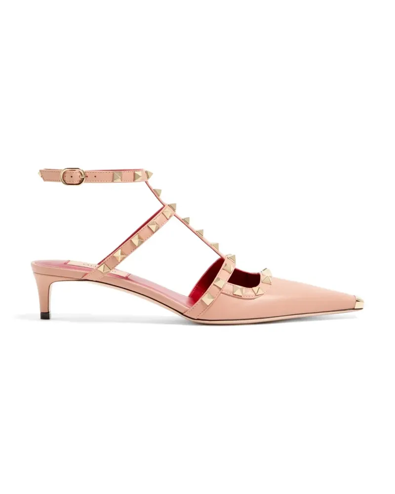 Valentino Garavani Rockstud Pumps aus Ziegenleder 40mm - Rosa Rosa