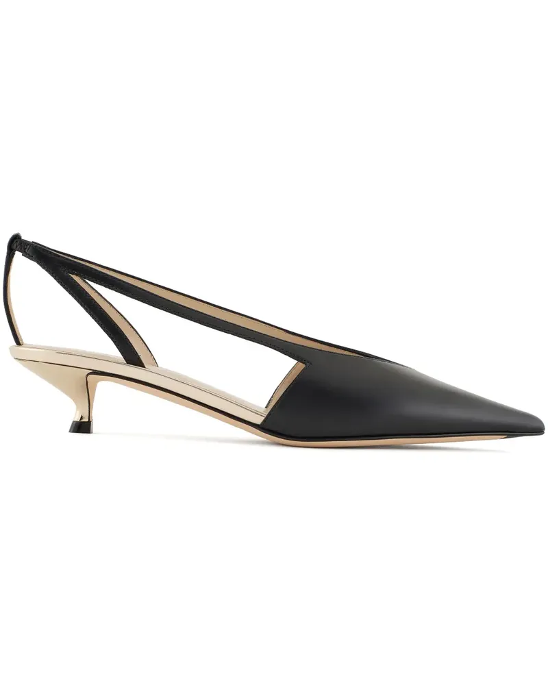 Giorgio Armani 35mm Pumps aus Lackleder - Schwarz Schwarz