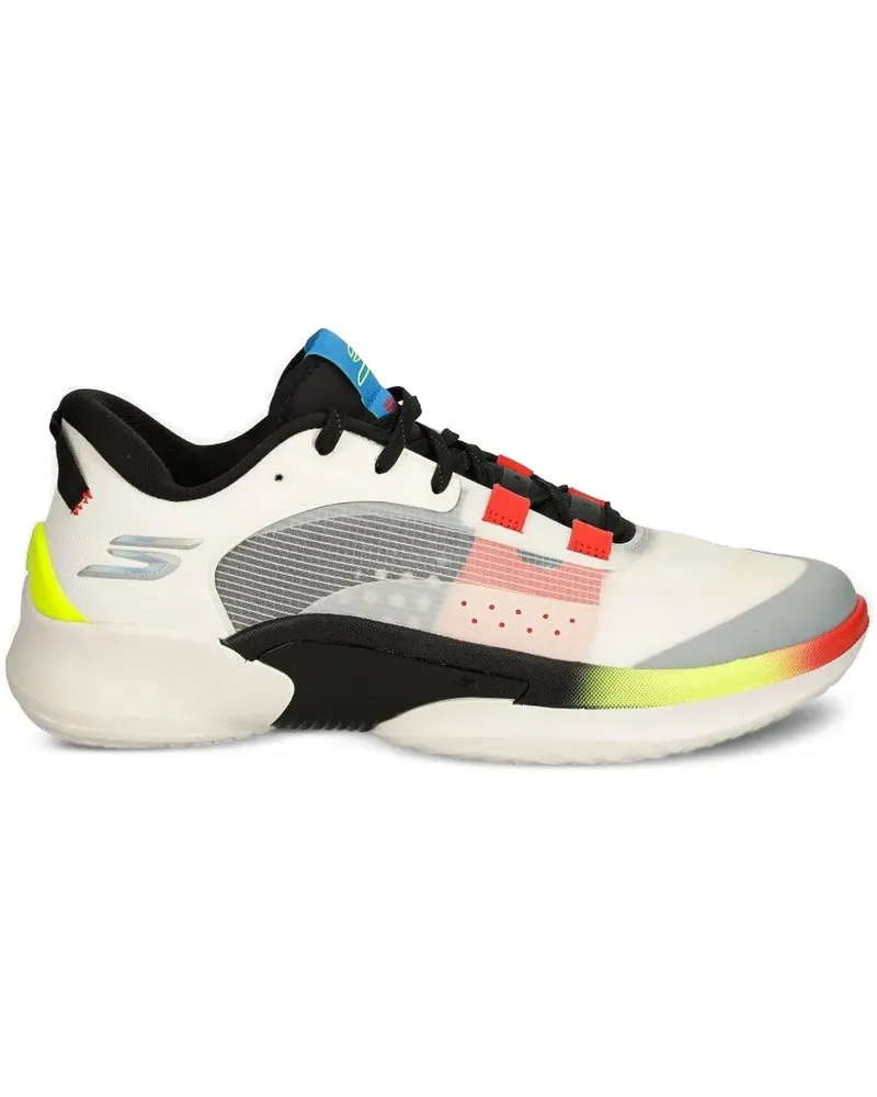 Skechers Sneakers mit Kontrasteinsätzen - Weiß Weiß