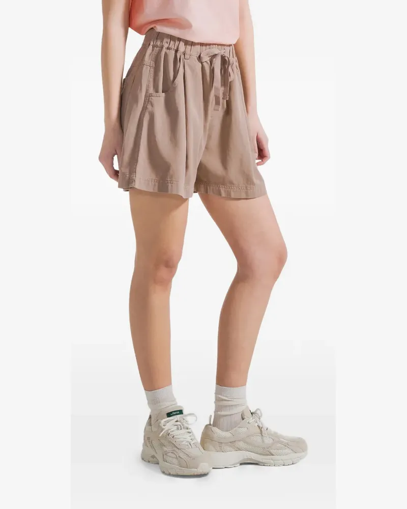 Deha drawstring twill shorts - Nude Nude