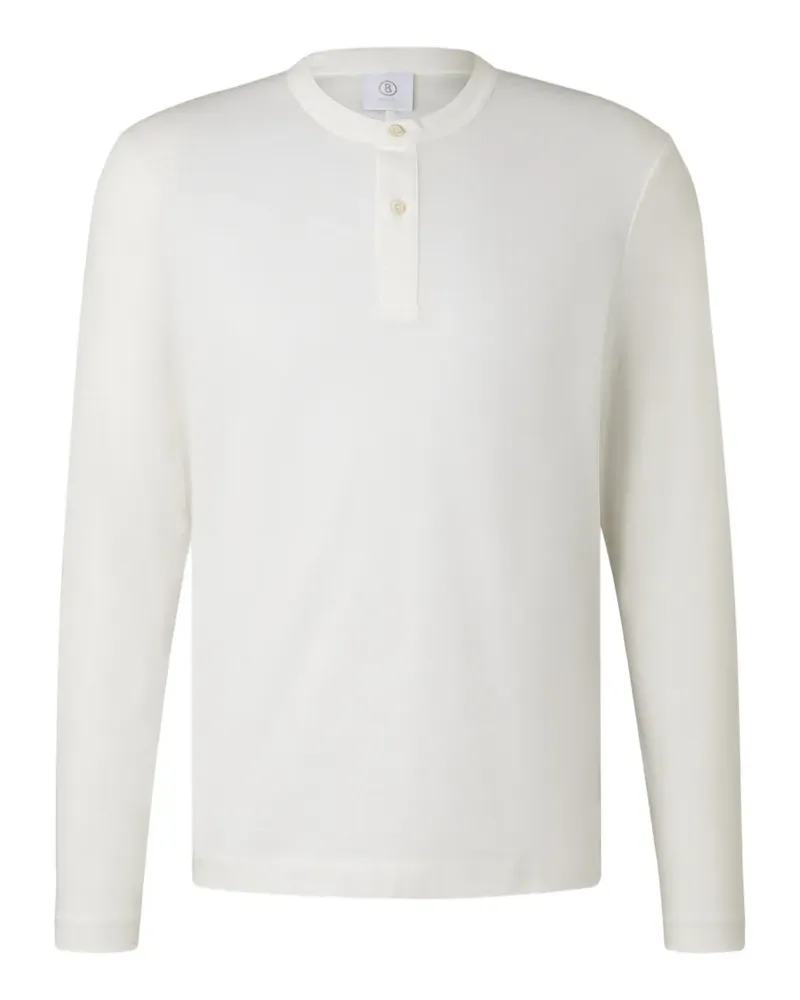 Bogner Remo T-Shirt mit Knopfleiste - Weiß Weiß