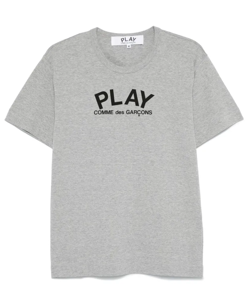 Comme des Garçons T-Shirt mit Logo-Print - Grau Grau