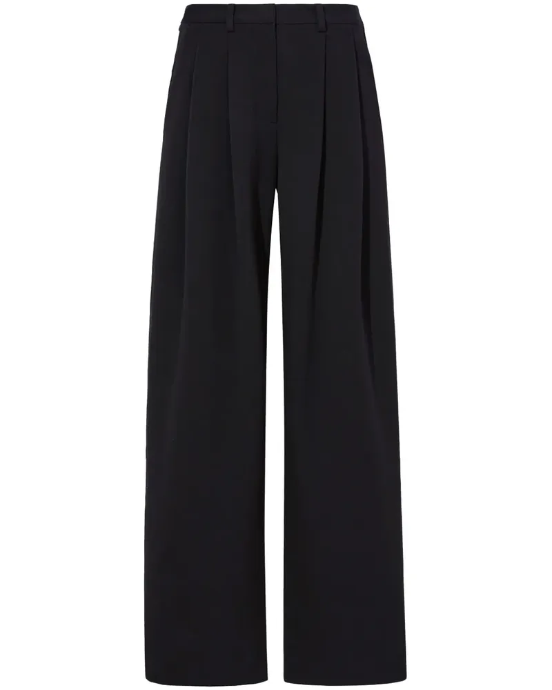 Proenza Schouler Eleanor Hose mit weitem Bein - Schwarz Schwarz