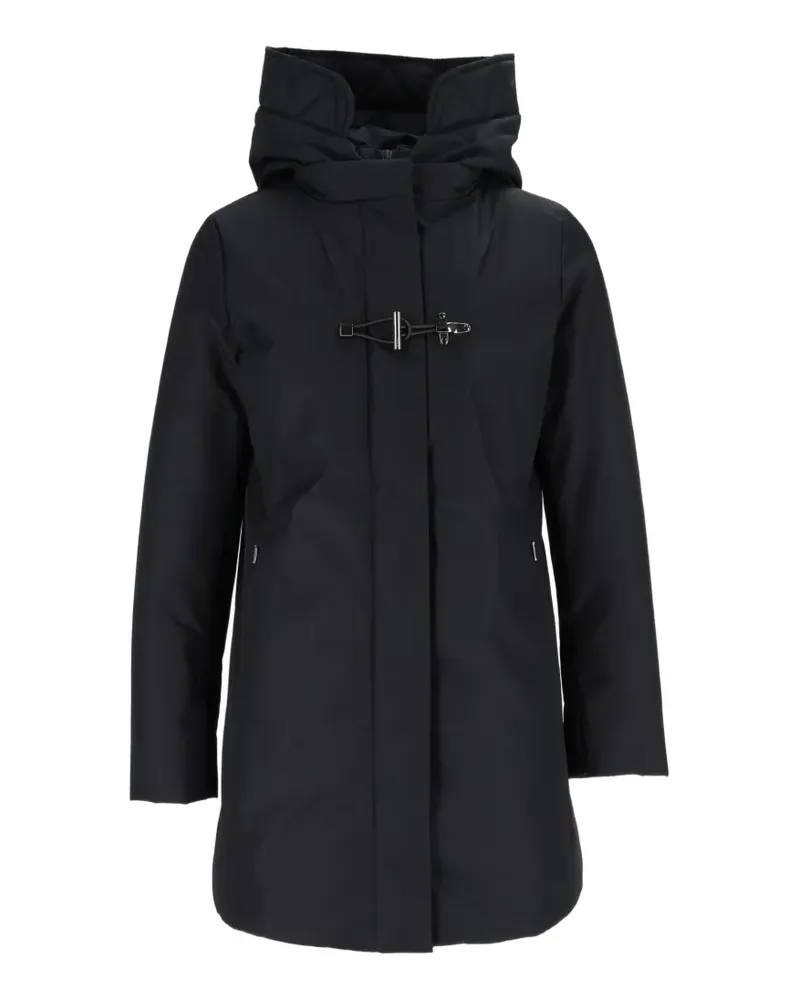 Fay Toggle hooded coat - Schwarz Schwarz
