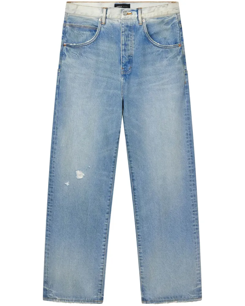 PURPLE BRAND Gerade P018 Jeans - Blau Blau