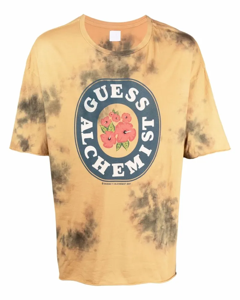 alchemist T-Shirt im Batik-Look - Nude Nude