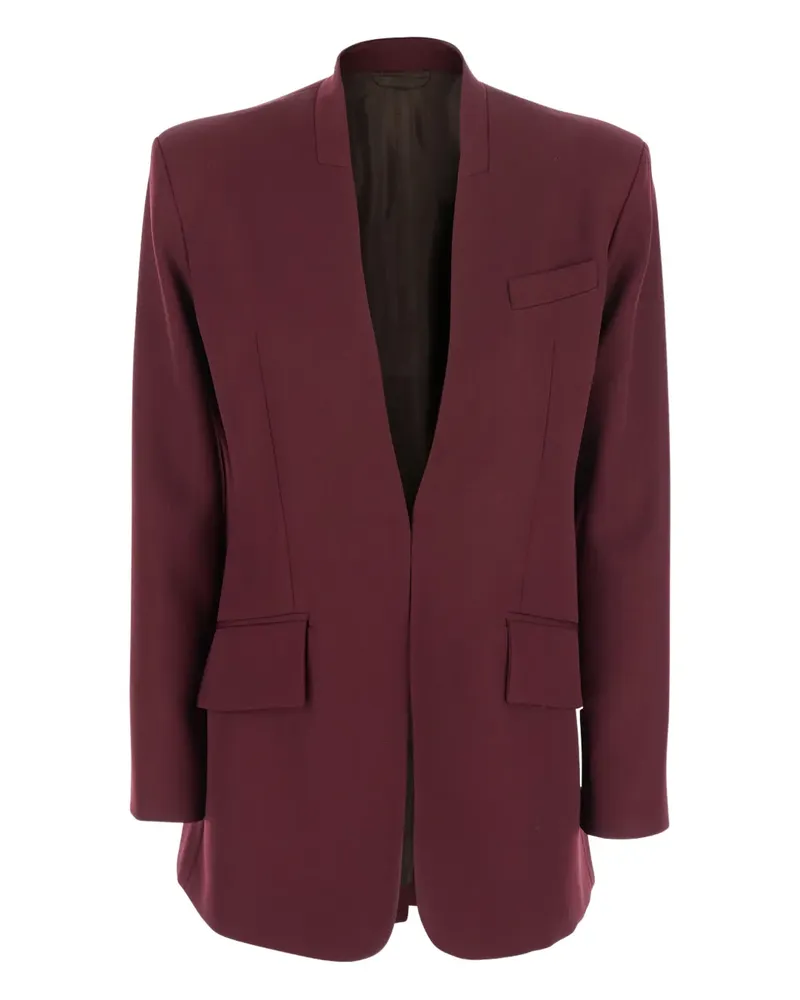ATTICO Gabardine-Blazer mit gepolsterten Schultern - Rot Rot