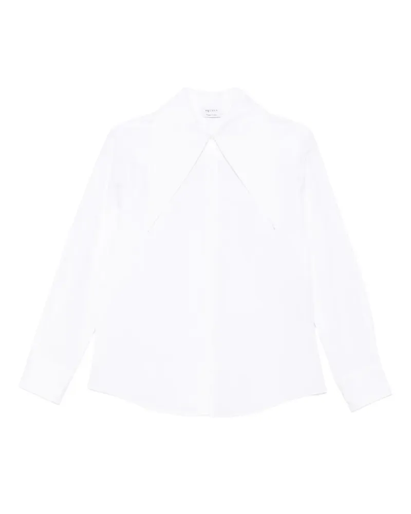 Alexander McQueen Hemd mit Oversized-Kragen - Weiß Weiß