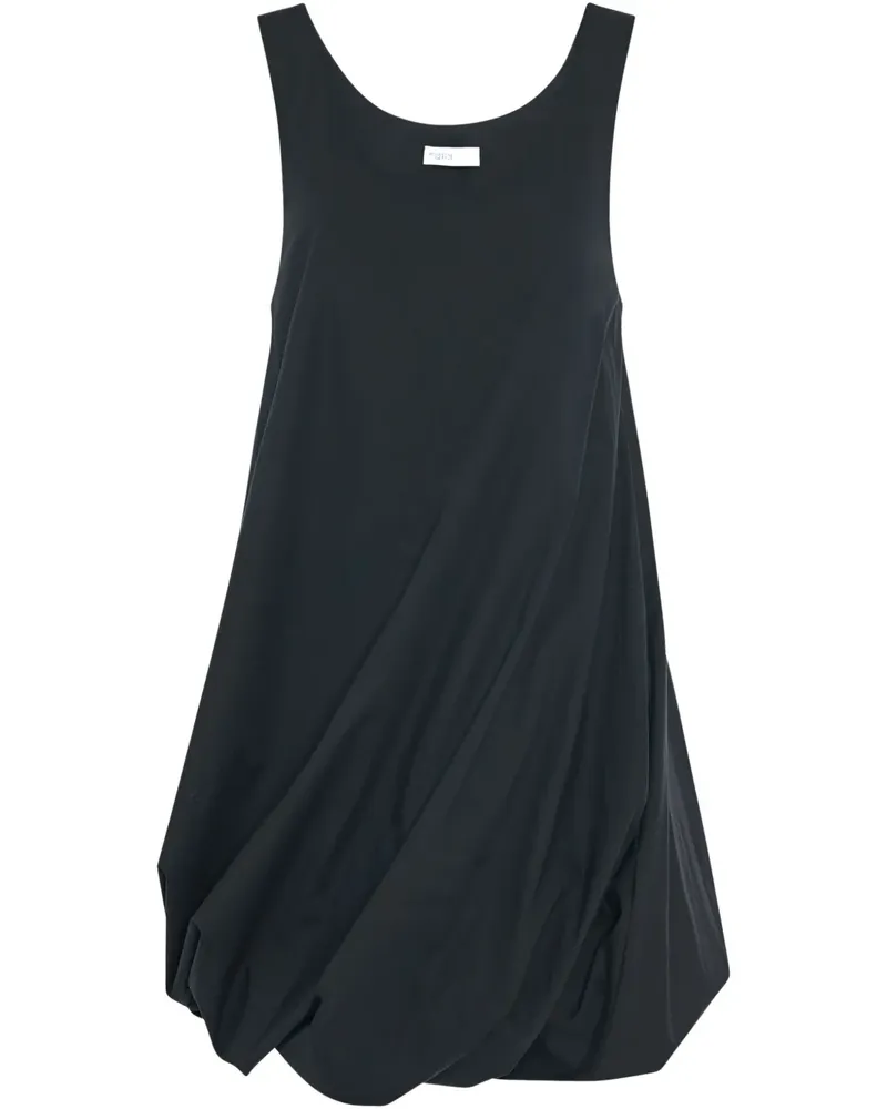 Rosetta Getty Minikleid mit verdrehtem Saum - Schwarz Schwarz