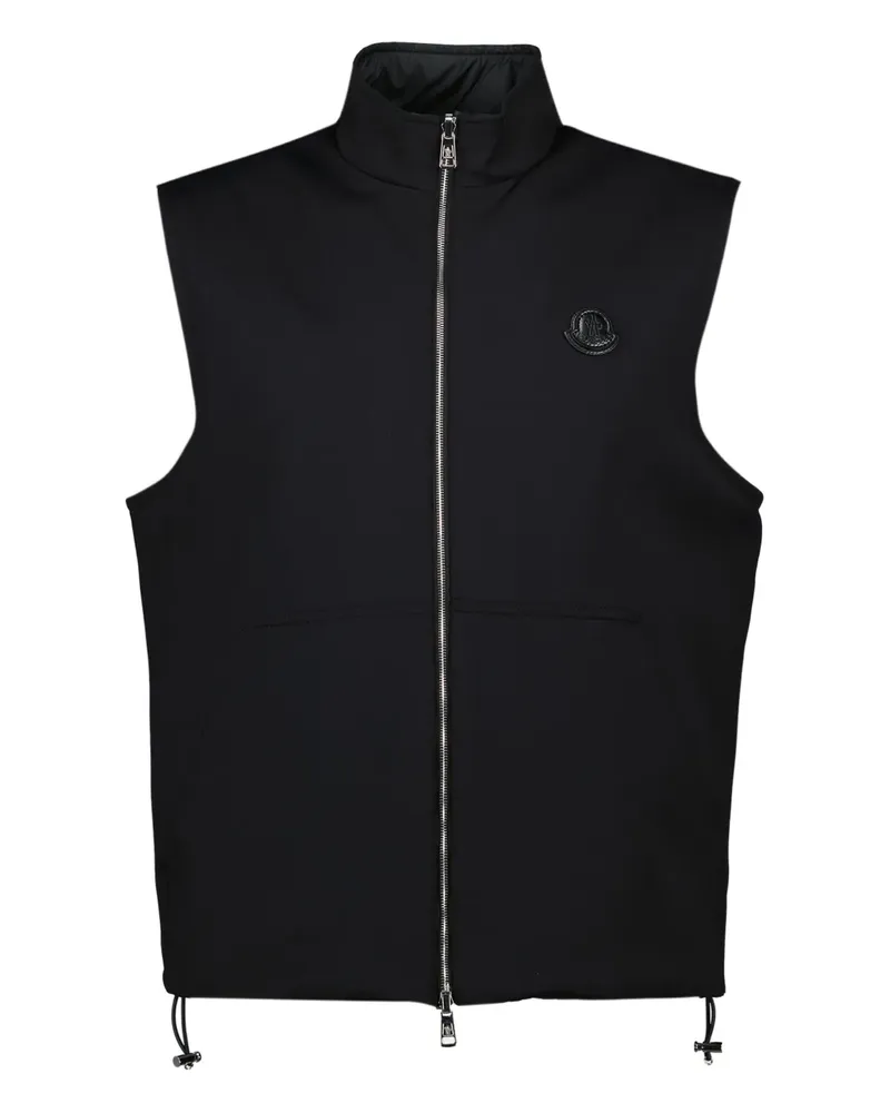 Moncler Wendbare Steppweste - Schwarz Schwarz