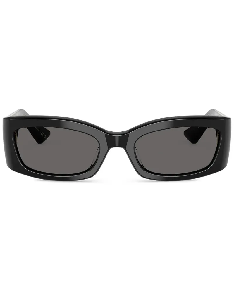 Oliver Peoples 1993 Sonnenbrille mit eckigem Gestell - Schwarz Schwarz