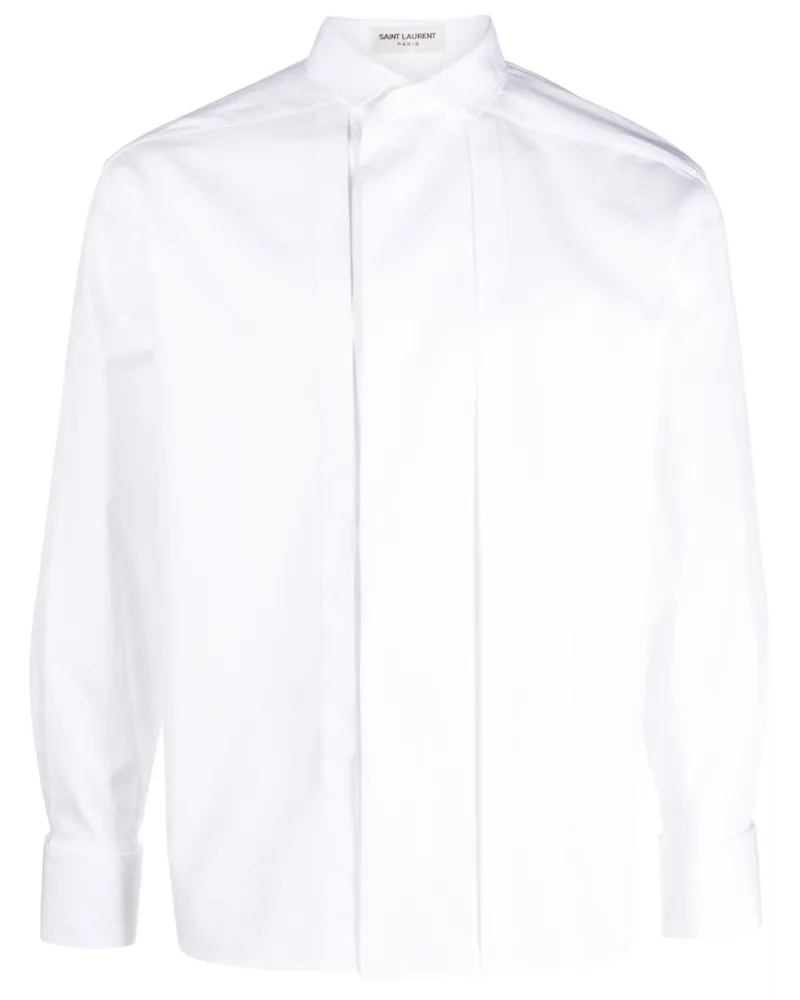 Saint Laurent Klassisches Hemd - Weiß Weiß