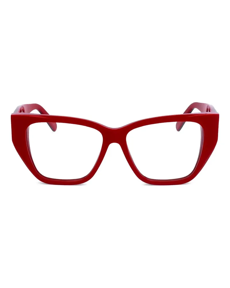 Moncler Brille mit eckigem Gestell - Rot Rot