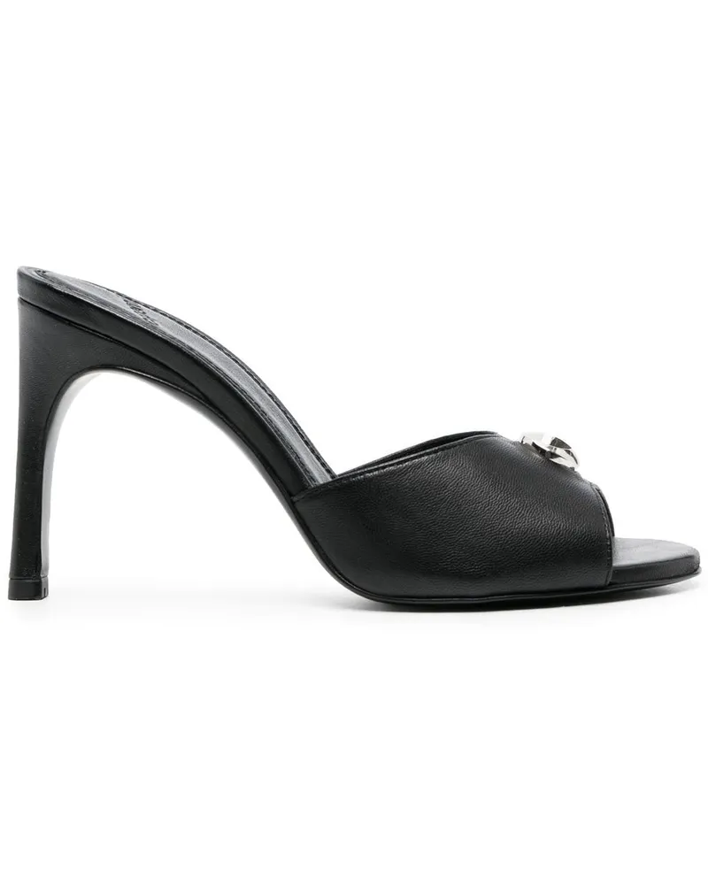 COPERNI Mules mit Logo-Schild 95mm - Schwarz Schwarz