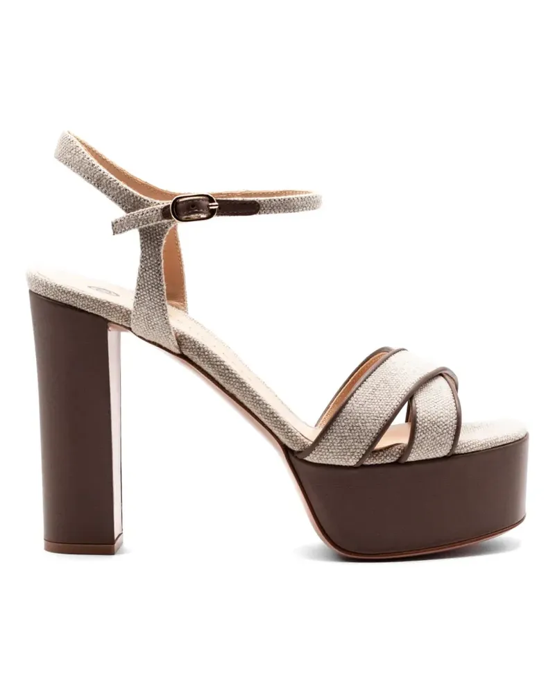 FESTA Milano crisscross platform sandals - Nude Nude