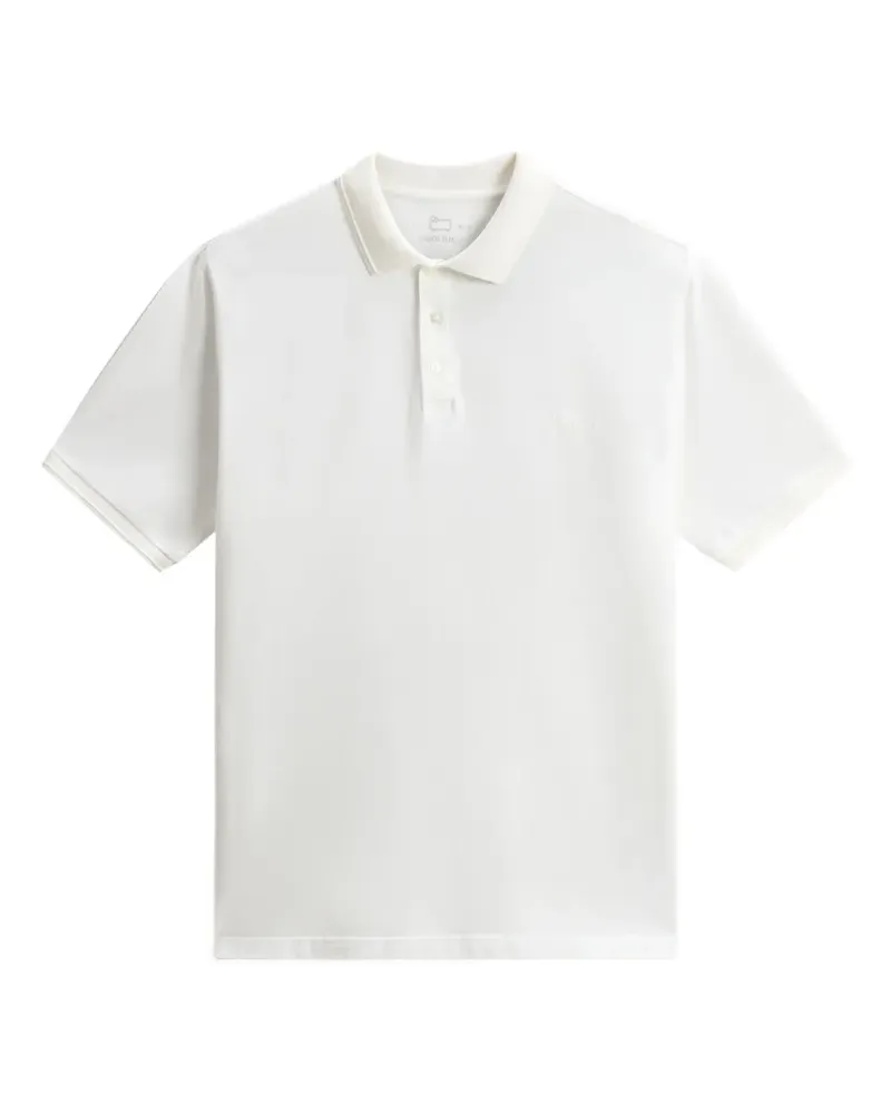 Woolrich Kurzärmeliges Mackinack Poloshirt - Weiß Weiß