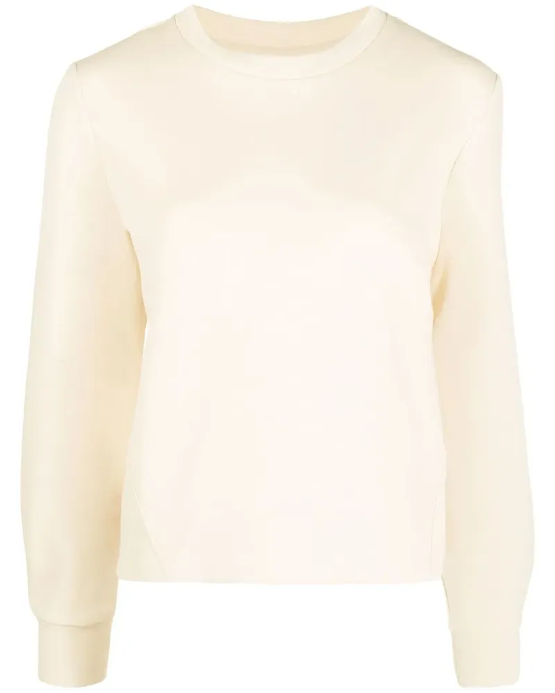 Calvin Klein Sweatshirt mit Rundhalsausschnitt - Nude Nude