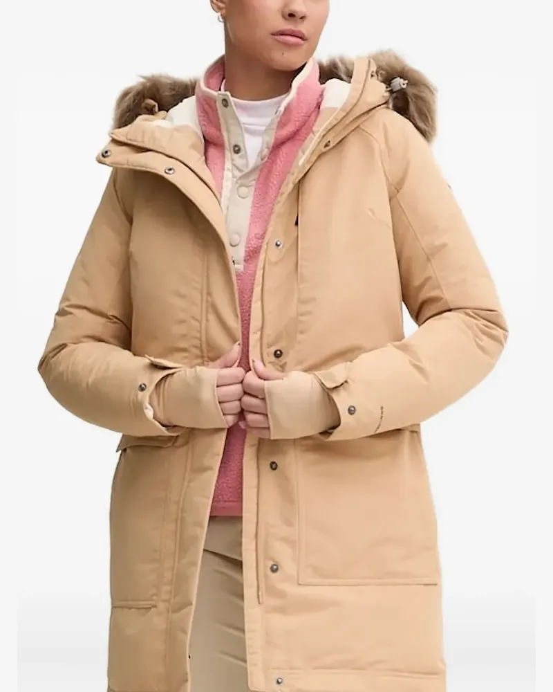 Columbia Sportswear Company Parka mit Faux-Fur-Kapuze - Braun Braun
